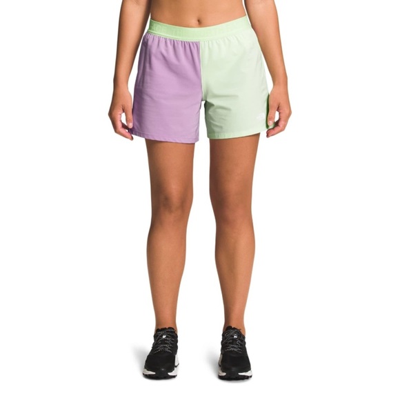 🆕 The North Face | 5” Wander Shorts in Lupine/Lime Cream Size XL - Picture 2 of 7